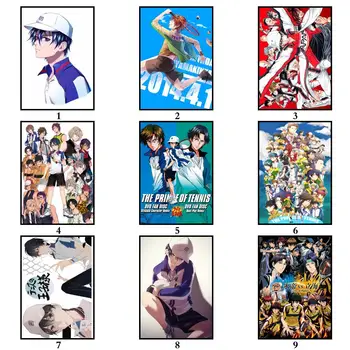 17 Tasarımlar Anime Prens Tenis Whitepaper Poster Tenis Hiçbir Ouji-sama Yapıt Fantezi Duvar Sticker için Kahve Evi Bar