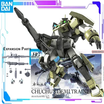 Bandai Gunpla Hg 1/144 Cadı Mercury Gundam Chuchu erkek Demi Eğitmen Monte Model Koleksiyon Robot Kitleri Oyuncaklar Çocuklar Hediye